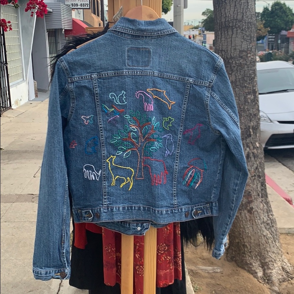 Vintage Hand Embroidered Levi’s Demon Jacket
